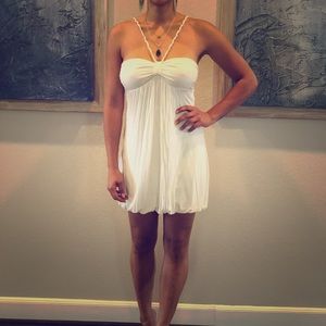 White tulip hem Dress